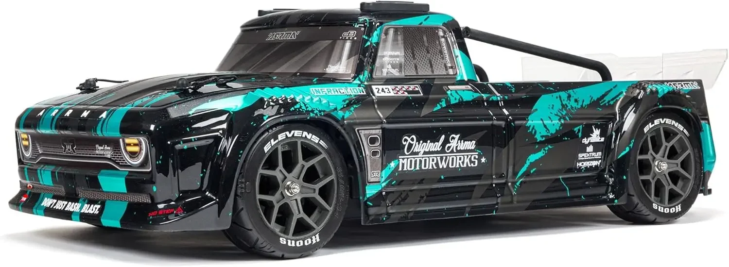Garden Furniture  RC Truck 1/8 Infraction 4X4 3S BLX 4WD All-Road Street Bash Resto-Mod Truck RTR image 2