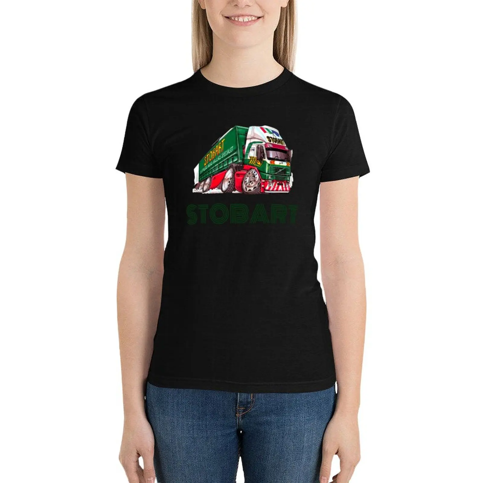 

eddie stobart T-Shirt summer top graphics workout shirts for Women