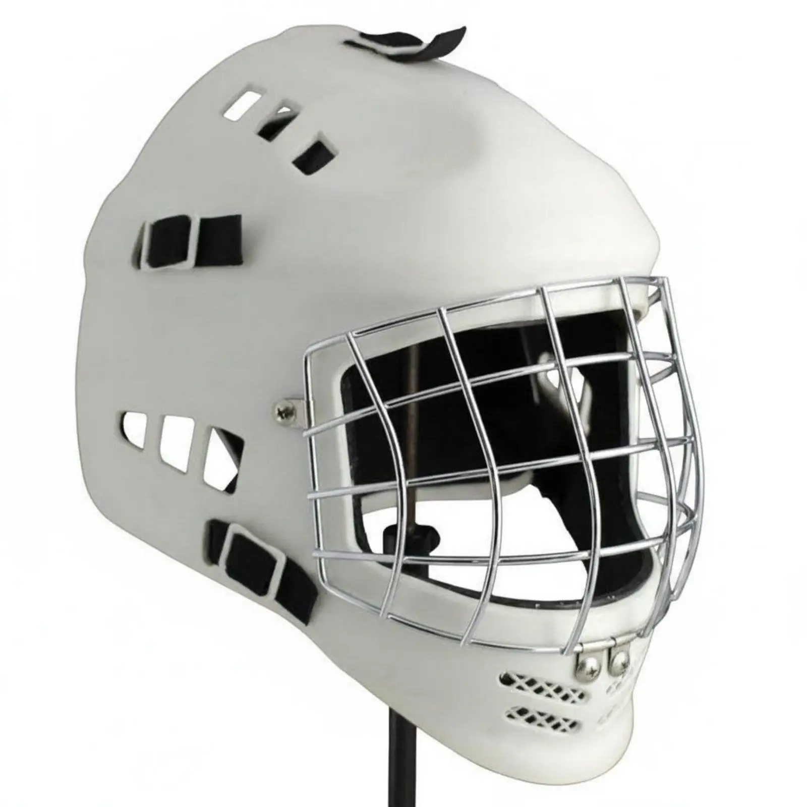 Youth Sports Headgear with Metal Cage for Baseball Catchers Goalie Helmet Protection Gear