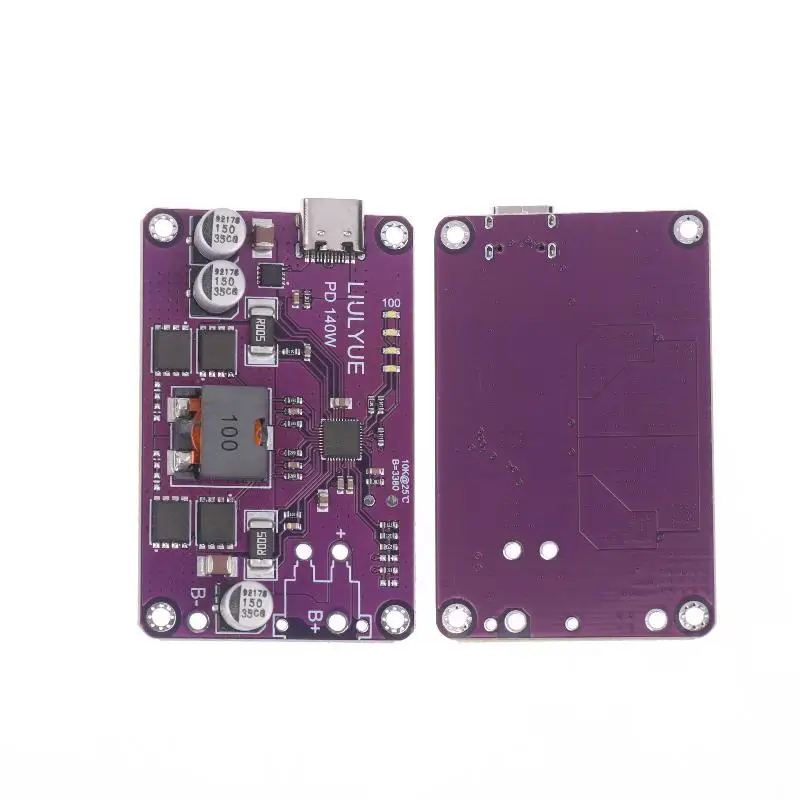 59*38 مللي متر PD3.1 140 واط وحدة شاحن سريع 3-6S شاحن بطارية ليثيوم وحدة تفريغ نوع C واجهة الداعم QC3.0 2.0 AFC FCP #3