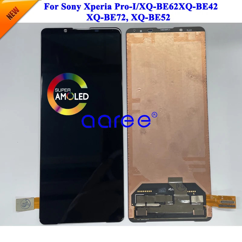 AMOLED Display LCD Original  For Sony Xperia Pro I LCD Display For Sony Xperia Pro-I XQ-BE62 Screen Touch Digitizer Assembly