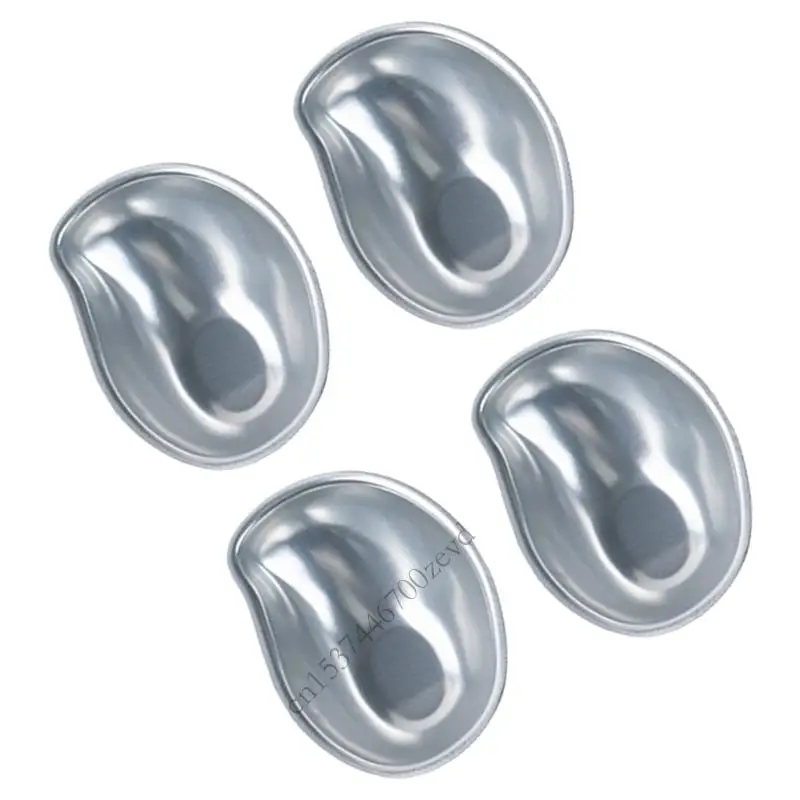 Set von 4 hitzebeständigen Mochi -Formen Pfirsich -Mangos Design Dessert Formen Nicht -Backwerkzeug für professionelle