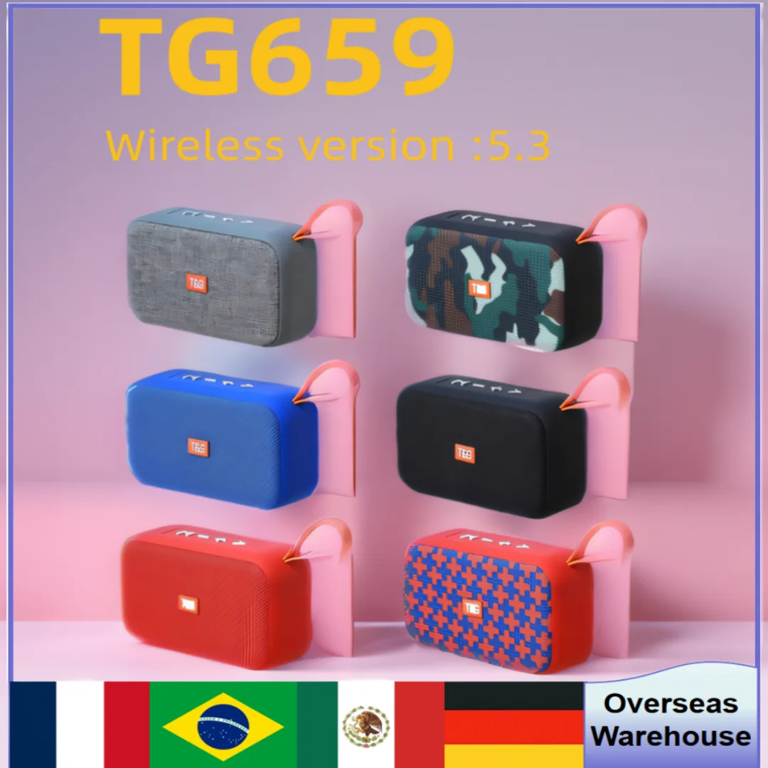 

Portable Bluetooth Speaker Radio Sound Box Music Caixa De Som Small Woofer Column Bass Mp3 Fm Mini Wireless Waterproof Subwoofer