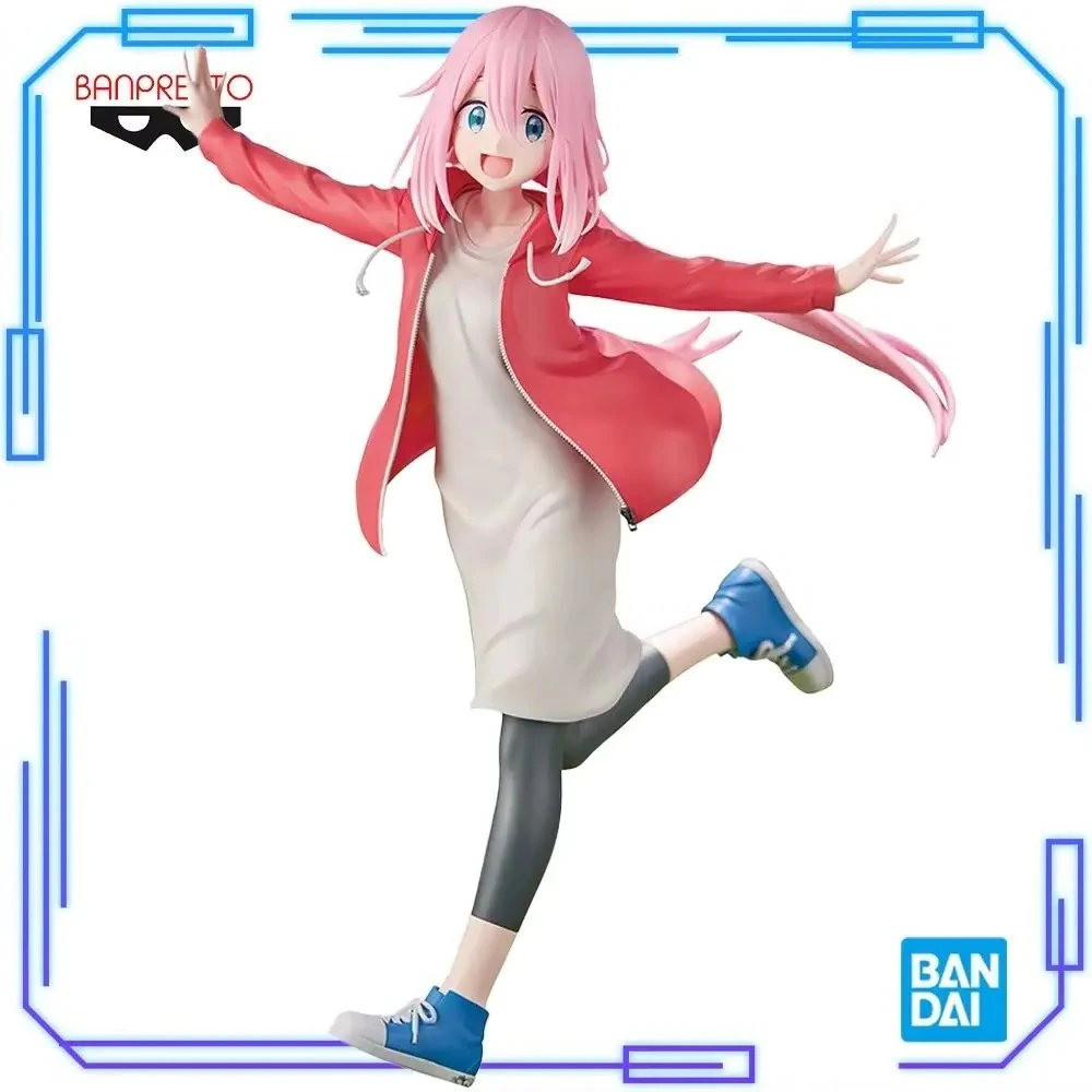 

In Stock Bandai Original Genuine Banpresto Anime Yurucamp Season 3 Kagamihara Nadeshiko 24cm Collections Model Toy Figures Gift