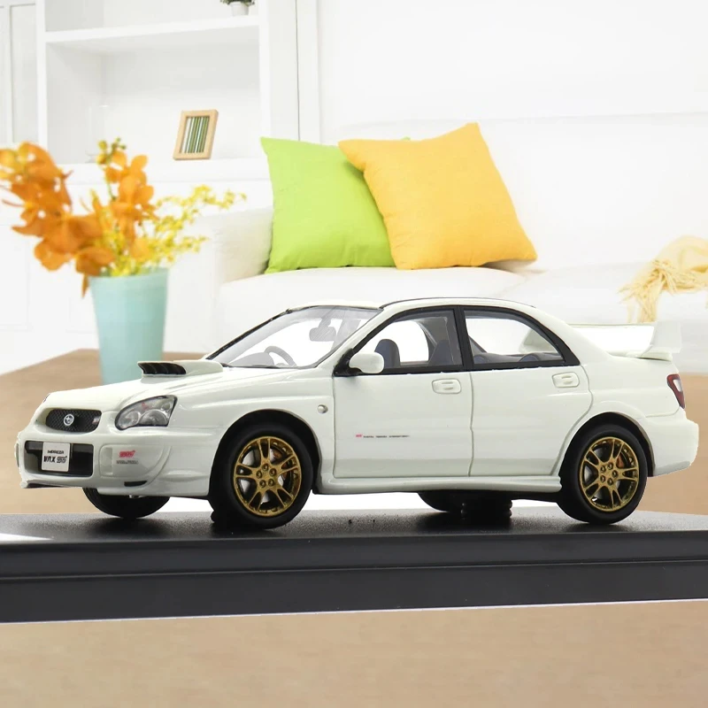 Resin 1/43 Scale Car Model IMPREZA WRX STi (2002) Style Refined Version Car Simulation Vehicles Collectible Decorate Toys