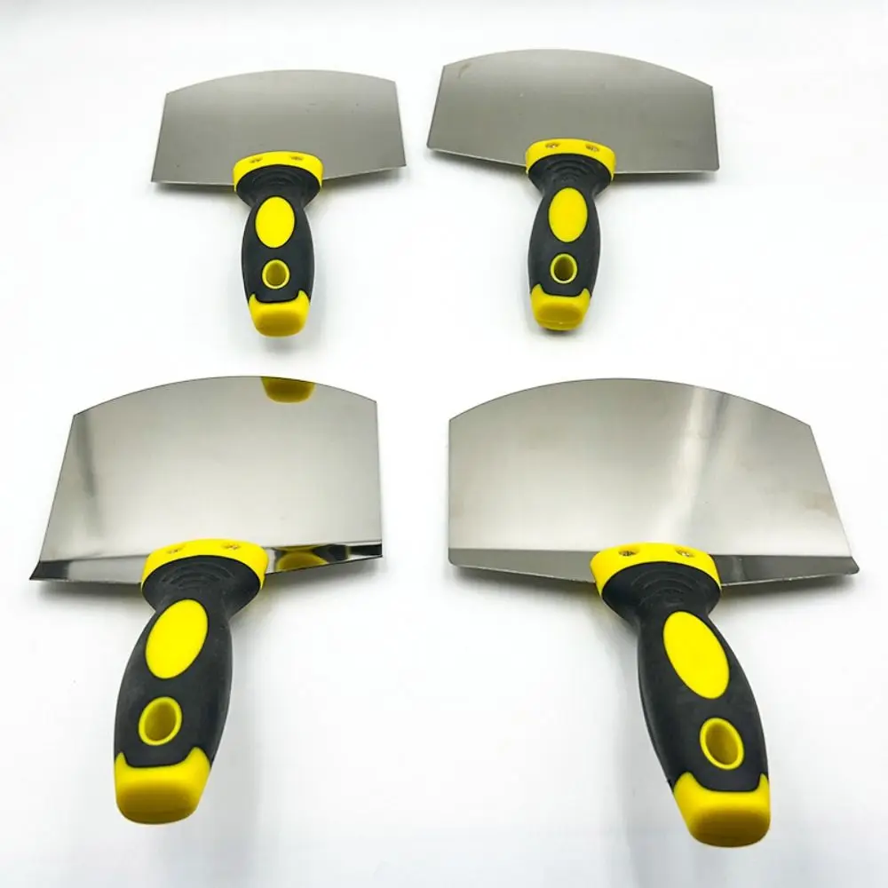 

Painters Tool Stainless Steel Ash Shovel Arc Durable Putty Shovel Corrosion-resistant Plaster Trowel Wall Paint