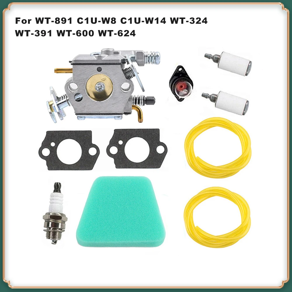 

Replacement Carburetor Kit for Chainsaws - Compatible with WT-891, C1U-W8, C1U-W14, WT-324, WT-391 Models