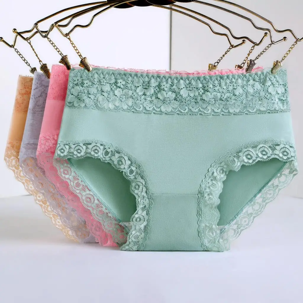 Cotton Panties Underpants plus-size Underwear Belly Carry Buttock High Waist Un…