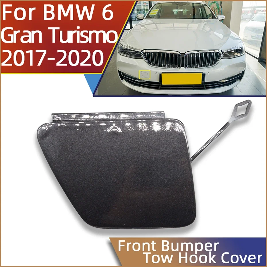 Bumper Trailer Cover Decoration Cap Towing Eye Hook Lid 51117445592 For BMW 6 GT Gran Turismo G32 2017 2018 2019 2020 Painted