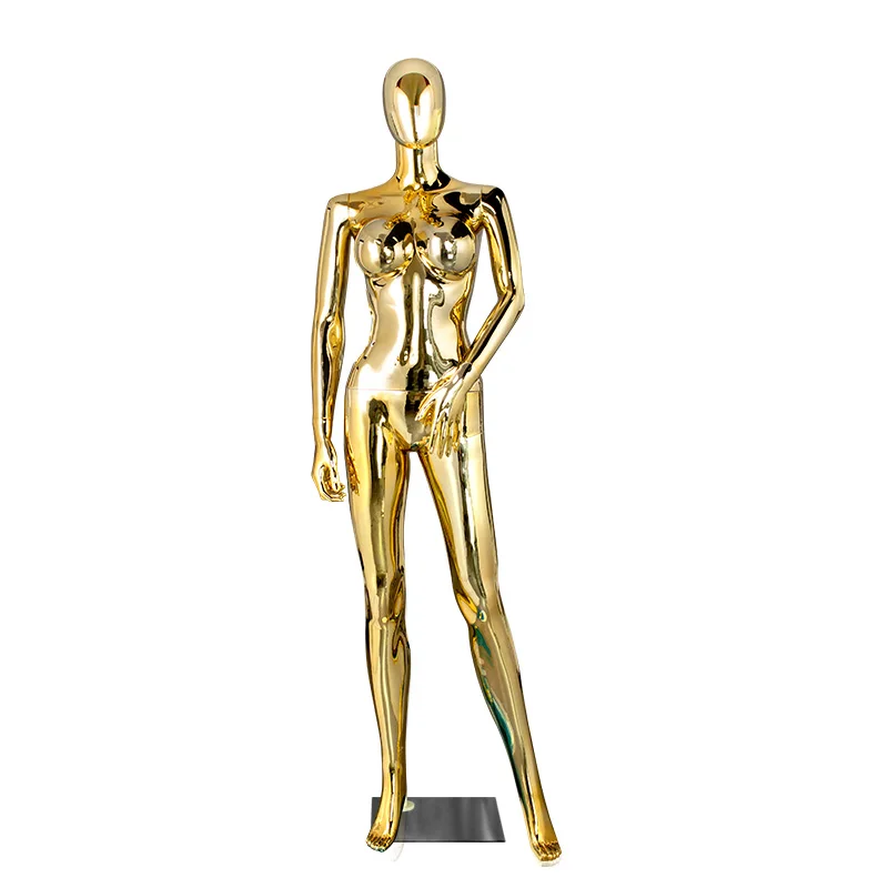 Mannequin Femme Grand Bonnet en Chrome 5