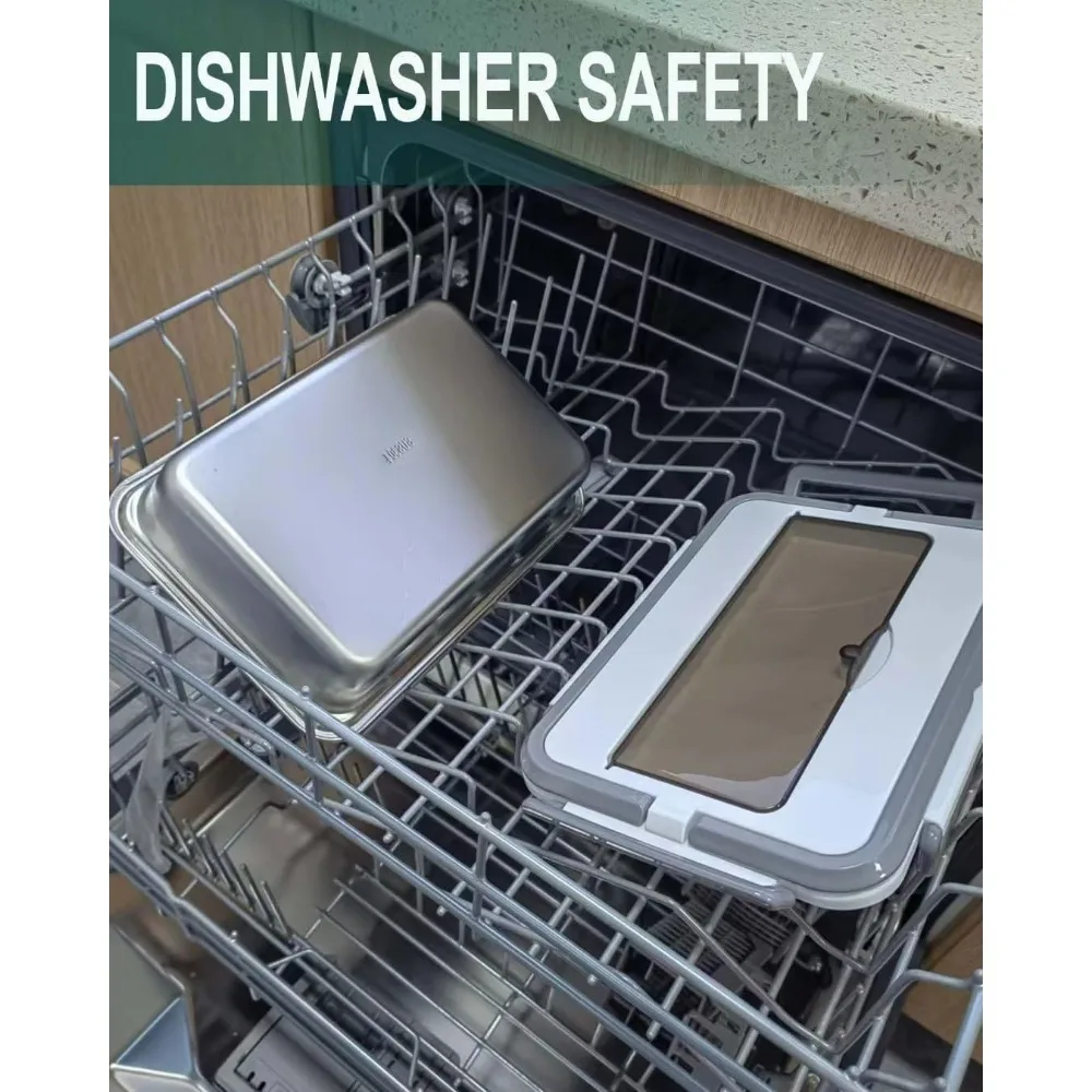 Electric Lunch Box Food Heater 80W, 3 in 1 Heated,Portable Food Warmer Self Heating Box for Men with Large Insulated Lunch Bag