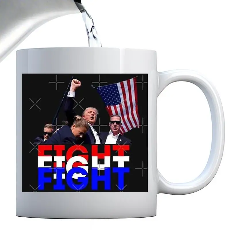 President Assassination Cup 11oz President Shot Attempt Ceramic Tea Cup President Coffee Mug Makes Me Stronger 2024 Vote