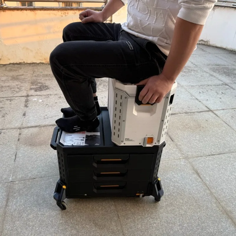 Trolley Box Auxiliary Wheel for TOUGHBUILT 70R Toolbox Toolbox Auxiliary Wheels Suitable Quick Release Edge Wheel for R91/92/93