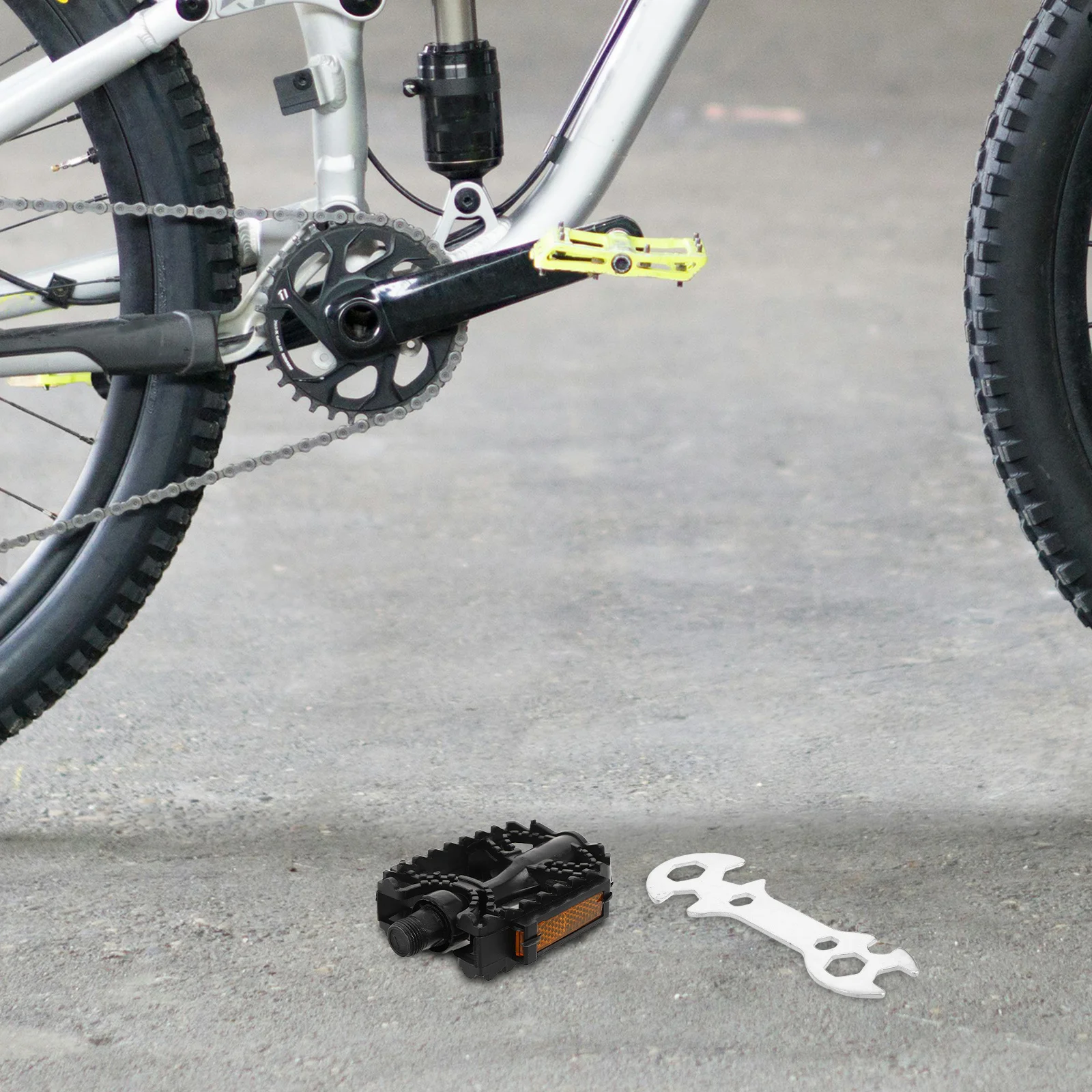 

1Pair Childrens Bicycle Pedals Anti-Skid Foldable Design Quick Setup Enhance Cycling Experience Practical Choice