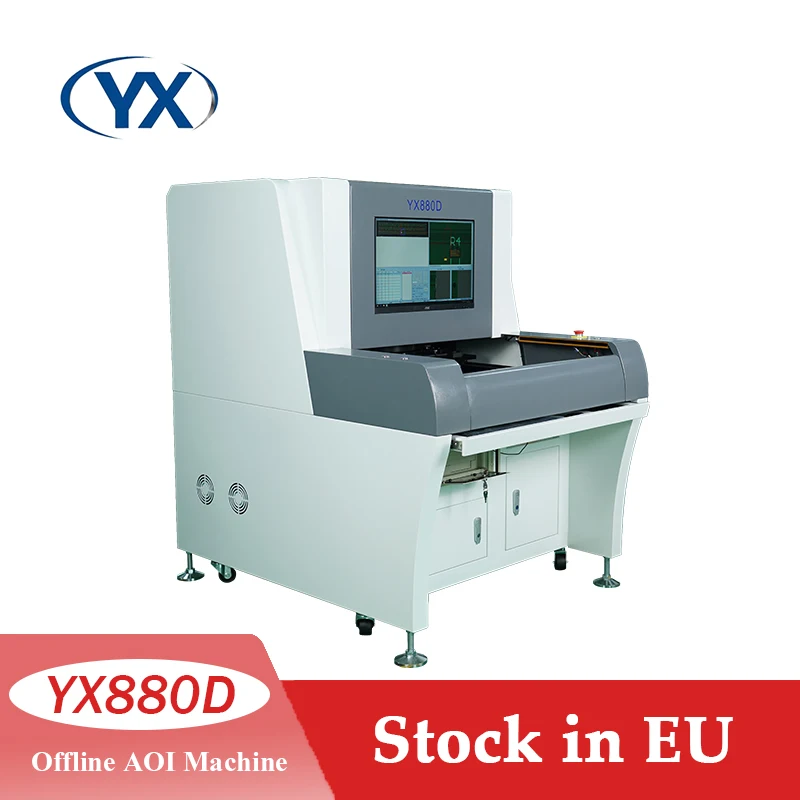 В наличии в ЕС YX880D Инспекция AOI PCB Machine On Line System Заводская цена Автоматический оптический осмотр SMT Off Line