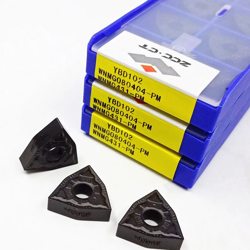 WNMG080408-PM-C m20t/WNMG080404-PM ybc151/WNMG080404-PM ybd102/WNMG080408-PM ybd102 zcc. ct cnc carboneto insere 10 pcs/box