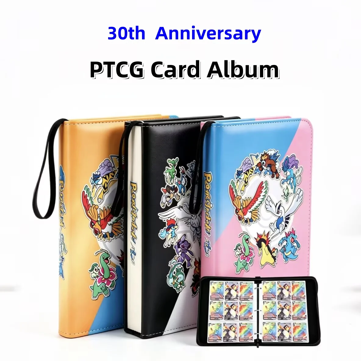 album-de-cartes-pokemon-30e-anniversaire-ptcg-album-de-cartes-gameboy-9-cellules-grande-capacite-50-pages-interieures-transparentes-classeur-de-cartes-a-collectionner