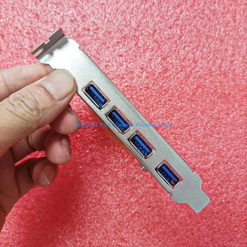 PCIE to USB3.0 Extend Card 5Gbps Convert Adapter 4 Port PCIE Desktop Computer
