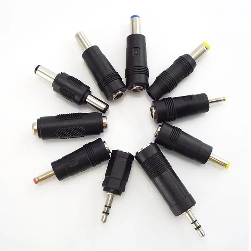 DC Power Adapter Connectors  6.5mm 5.5X 2.1mm 2.5mm 3.5mm 1.35mm Pc Female to Male Female Tablet Power Charger Adaptor Jack Plug