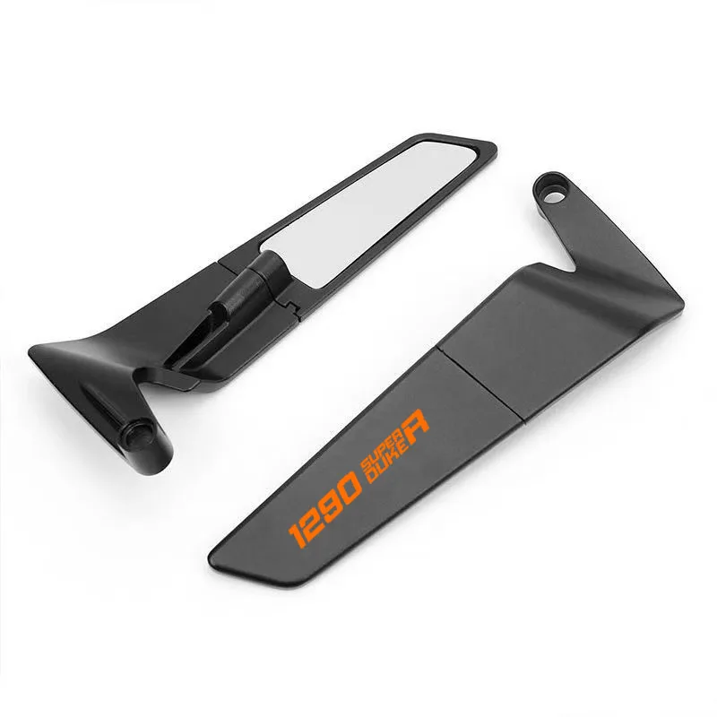 ملحقات الدراجة النارية مرآة الرؤية الجانبية لـ KTM 1290 Super Duke R 2020-2024 مرآة من ألياف الكربون مرايا الرؤية الخلفية