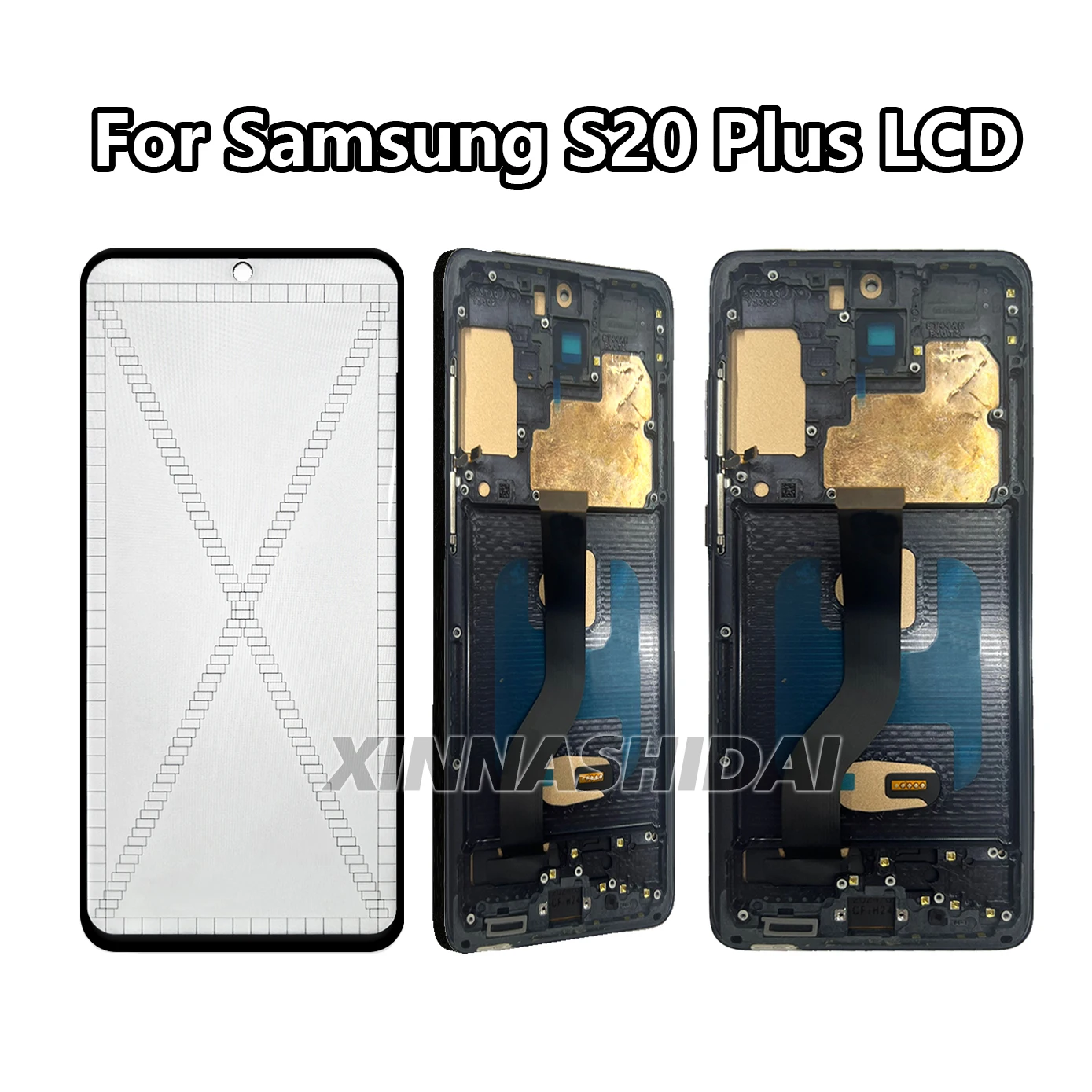 TFT With Frame For Samsung S20 Plus LCD Display Touch Screen Digitizer Assembly For S20 Plus G985F/DS G985 LCD