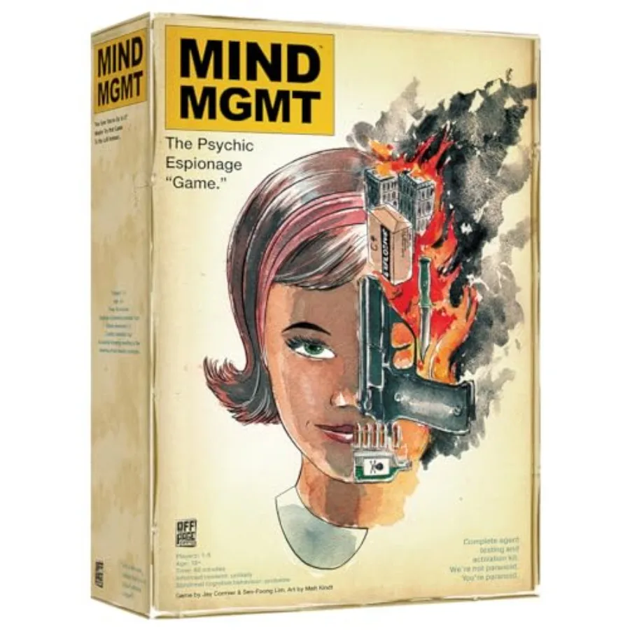 

Mind MGMT: The Psychic Espionage Strategic Deduction Board Adventure Award-Winning for 2-5 Players Hidden Movement and Cooperat