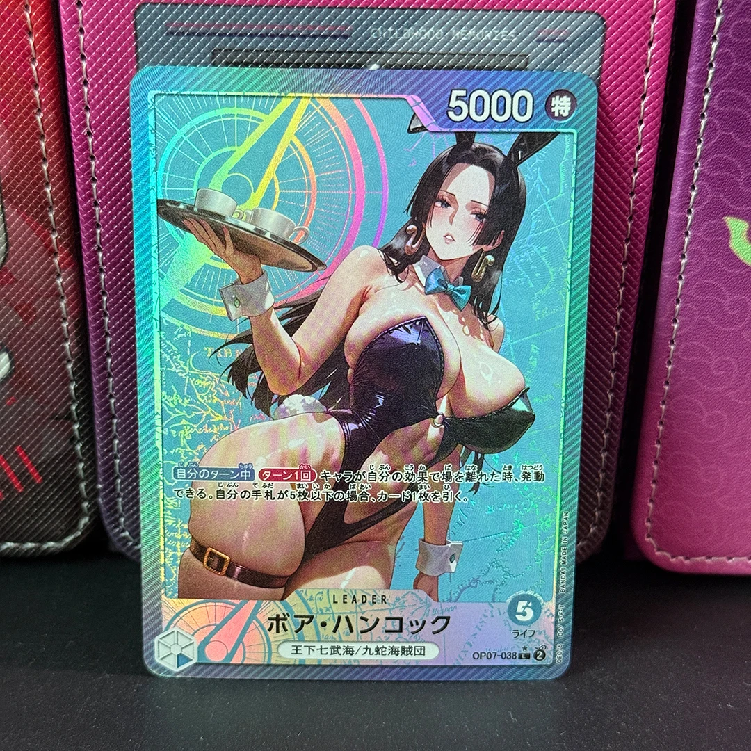 การ์ดสะสมอนิเมะญี่ปุ่น DIY แบบทำเอง ตัวละครนิโค โรบิน โบอา แฮนค็อก ของสะสม ของเล่นอนิเมะ ของขวัญ ของตกแต่ง