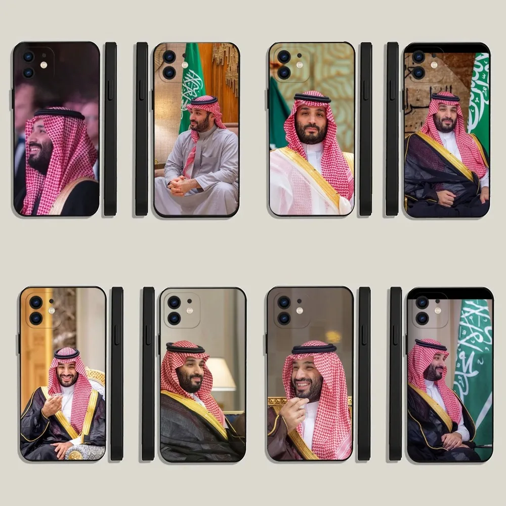 Muhammad Bin S-Salman Phone Case For iPhone 15,14,13,12,11,Plus,Pro Max,XS,X,XR,SE,Mini,8,7 Soft Silicone Black Cover