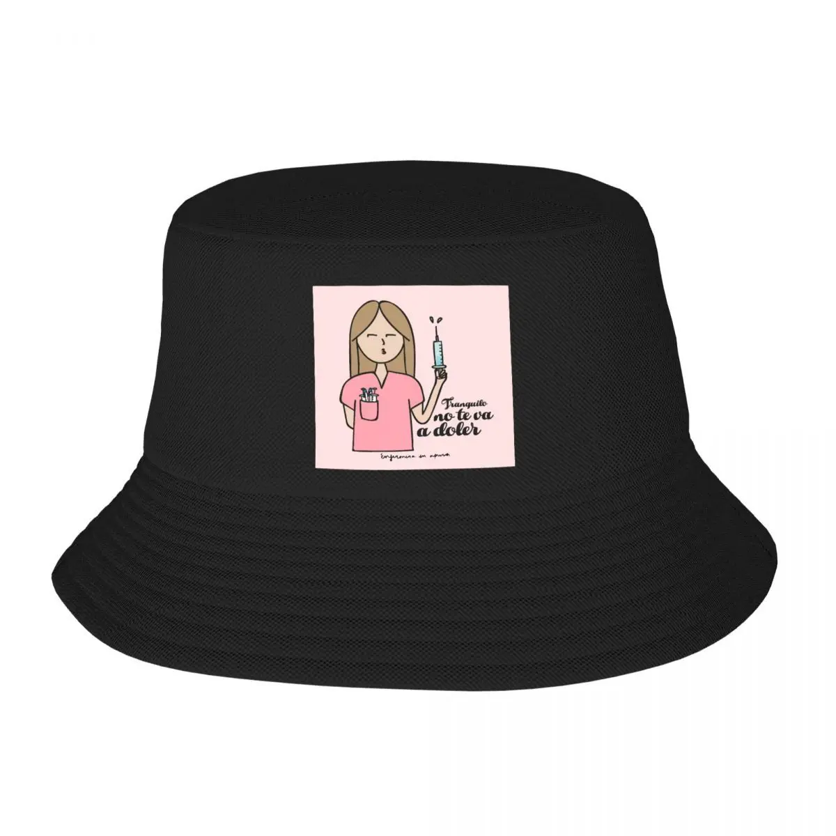 

2025 New Custom Unisex Enfermera En Apuros Doctor Nurse Medical Bucket Hat Beach Sun Summer Camping Hat