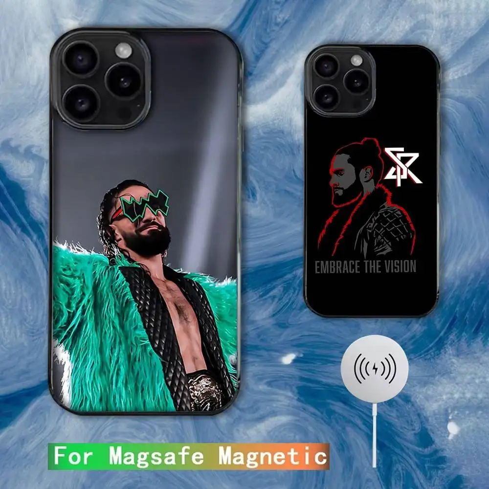

S-Seth Rollins Phone Case For iPhone 16e,16,15,14,13,12,11,Plus,Pro,Max,Mini Magsafe Magnetic Wireless Charging