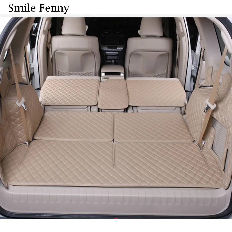 For Toyota Land Cruiser Prado 150 2010-2022 7 Seat Accessories Car Trunk Mat Anti-Dirty Protector Interior Liner Styling Carpet