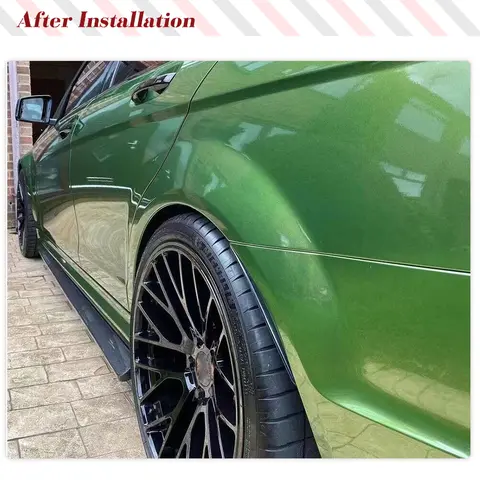 Sidokjolar i kolfiber, förkläde, förlängning av läppar underifrån för Mercedes-Benz C-klass W204 C63 AMG Sedan Coupé 2012 2013 2014 6 best sales w204 sidokjol - №3