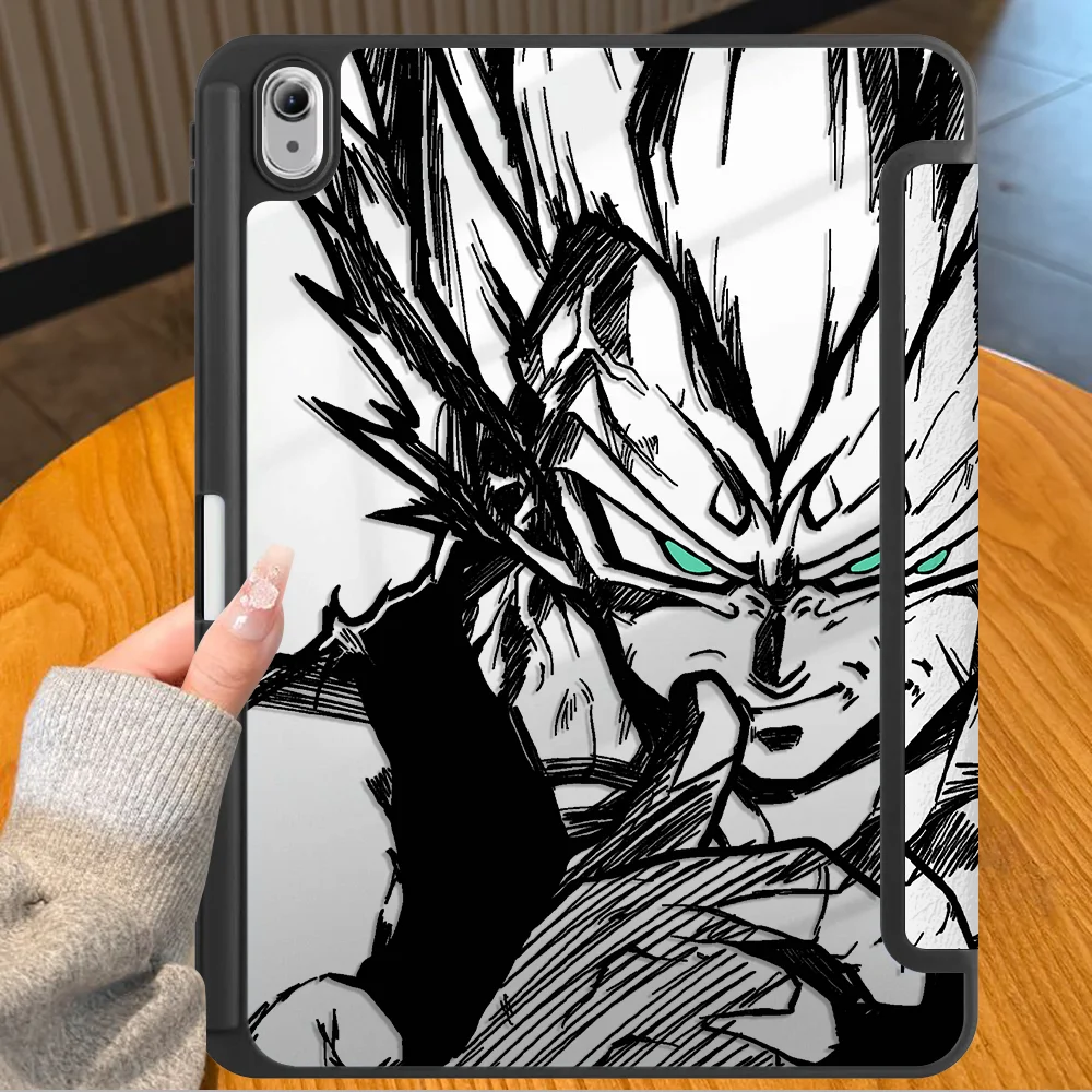 D-Dragons Balls Art With Pen Slot Cover Tablet Case For Samsung For Galaxy Tab S7 FE S8 S9+ S10+ S6 Lite 10.4 inch A8 2022 S10