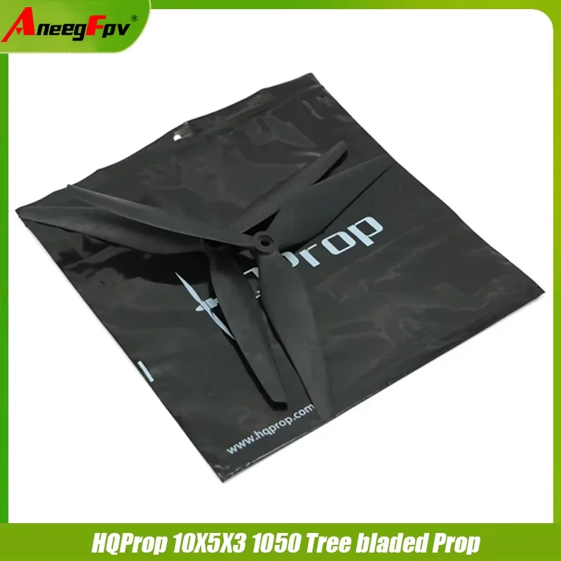 

1/2/4Pair HQProp 10X5X3 1050 10inch 3 blades Black Carbon Reinforced Nylon Propeller for 10 inch Rc FPV Freestyle Drones