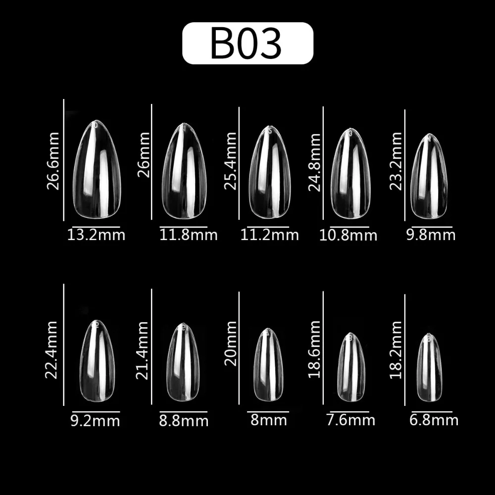 100/120Pcs/box Nail Art Press on Finger Extension Nail Art Accessories Full Cover Fake Nails Nails Coffin False Nails
