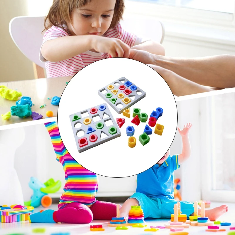 Children’s Teaser Matching Toy with 30 32 Block Activity Supply