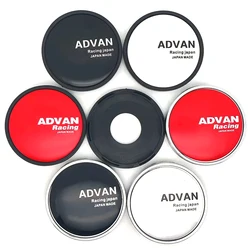 4PCS/Lot 63MM 3color Car Wheel Center Hub Caps for ADVAN Racing Logo Chrome / Black Car Styling Accessories