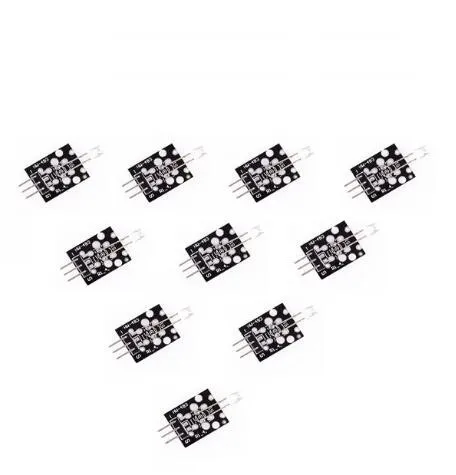 10pcs KY-005 3pin Remote Control Infrared Emission Sensor Module for Arduino Sensor KIT Starter DIY IR Transmitter Tube Module
