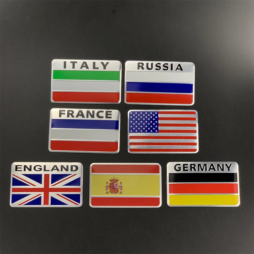 Pegatina de coche, accesorios de bandera nacional para Maserati GranTurismo Ghibli Levante Quattroporte GranCabrio Alfieri