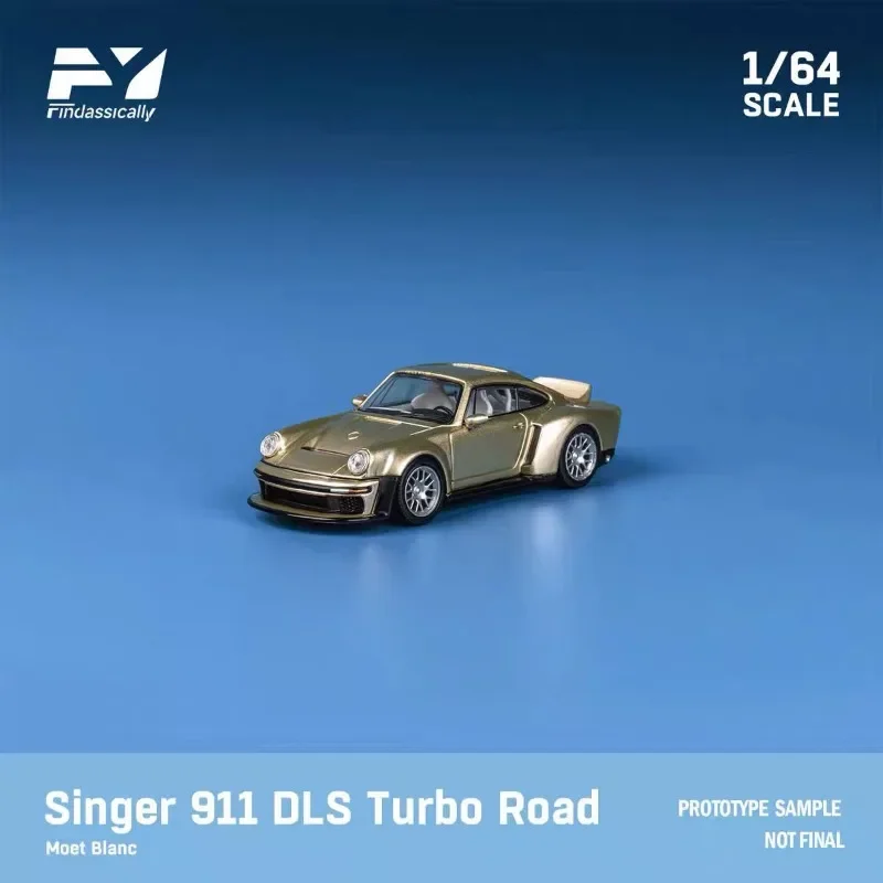 Finclassically FY 1:64 Honda NSXTRA Trailer Porsche Singer 911 DLS Turbo True Scale Miniaturen Legering Model Auto Collectie Gift