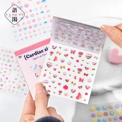 Mr. Paper, Dream Weaving Workshop 2.0 Series PET Film Cutting Stickers Book, Mini Deco Korean Student Tent Decoration Stickers