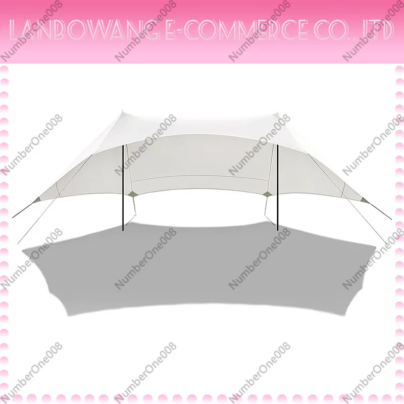 Large Thickened Waterproof Camping Canopy Quick Set Up Sun Awning UV Protection Outdoor Picnic Camping Shelter