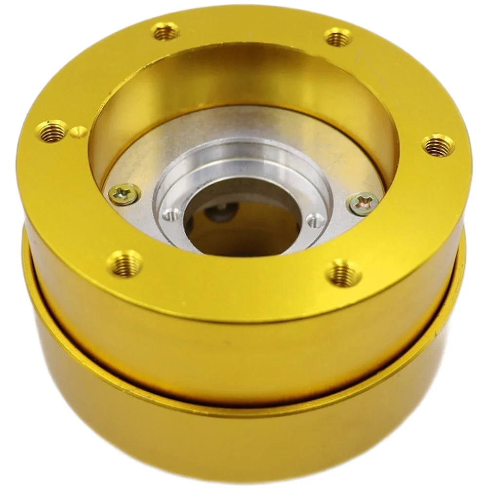 Adaptador de liberación rápida de aluminio mecanizado por CNC para volante de simulación de carreras, compatible con bases MOZA, R5, R9, R16, R21 y SIMAGIC.