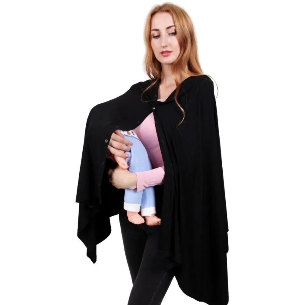 Comfortable Maternal Nursing Covers Soft Anti-Exposure Breastfeeding Blanket Stroller Blanket Adjustable Mother's Nursing Towel
