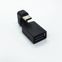Type C OTG Adapter 180 Degree Up Down Angle USB 3.0 Interface Converter Adapter for Smart Phones Tables Connector