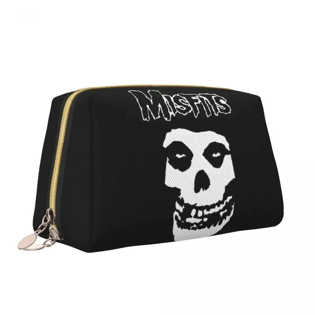 Misfits Horror Punk Rock Cosmetic Bag Women Kawaii Big Capacity Makeup Case Beauty Storage Toiletry Bags