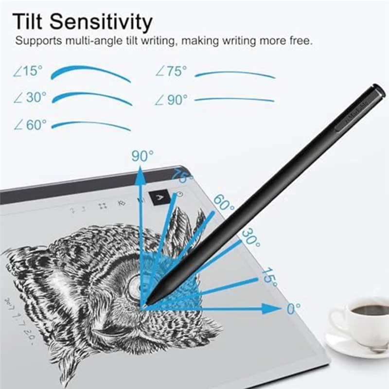 -A15I No Wear Out Titanium Replacement Pen Tips, 2 Smooth And Precise, With Installation Tool, Universal Pen, Digital Pen, Easy
