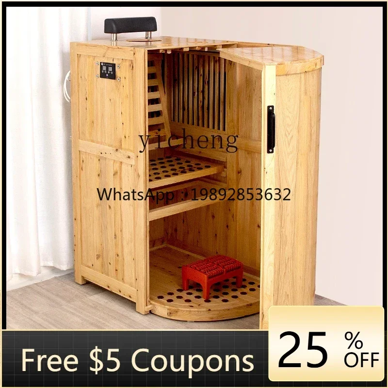 sweat steam box household whole body detoxification far infrared light wave sweating dry steam room sauna