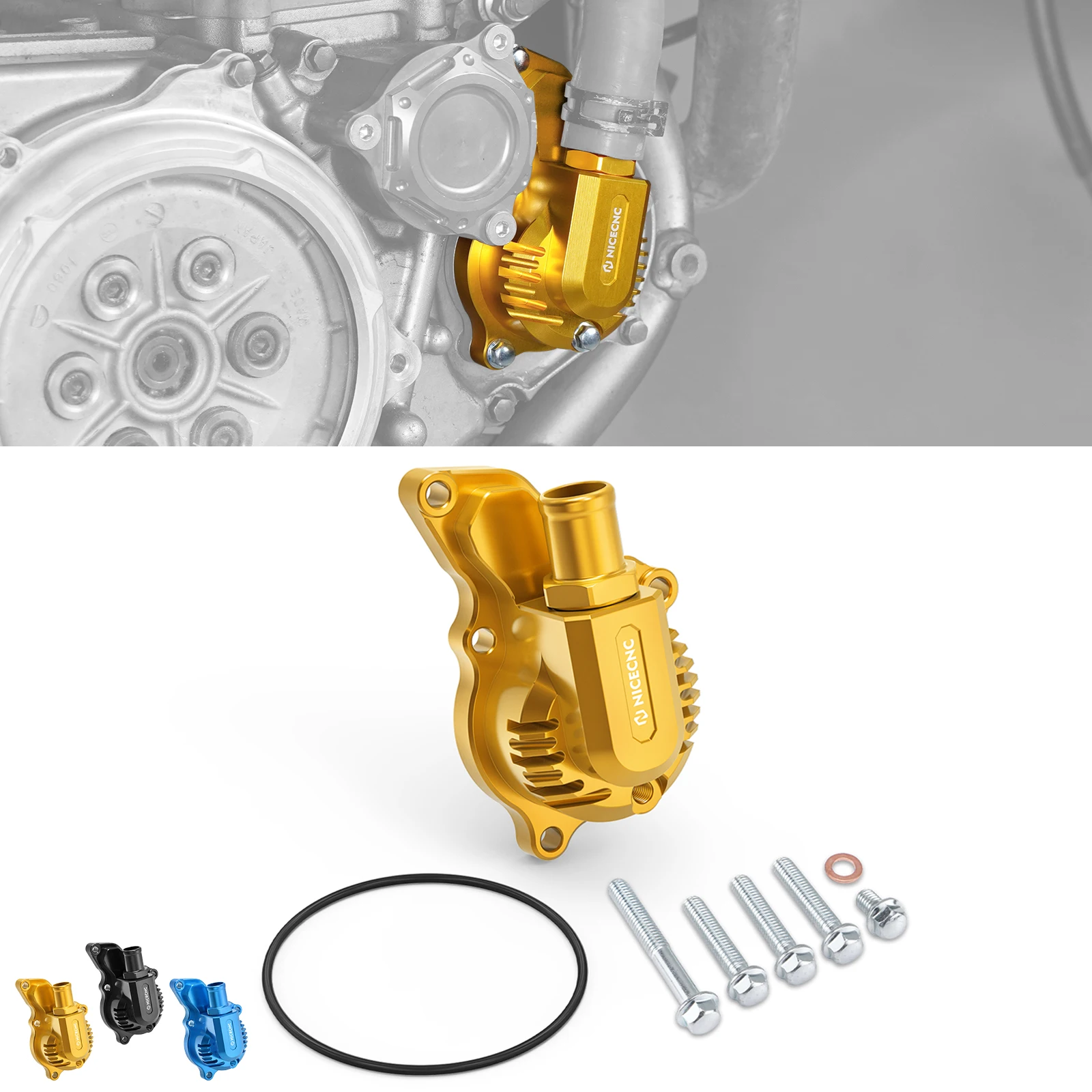 

NICECNC For Suzuki DR-Z 400 400E 400S 400SM DRZ400 DRZ400E DRZ400S DRZ400SM 2000-2024 2023 Motorcycle Water Pump Cover Guard