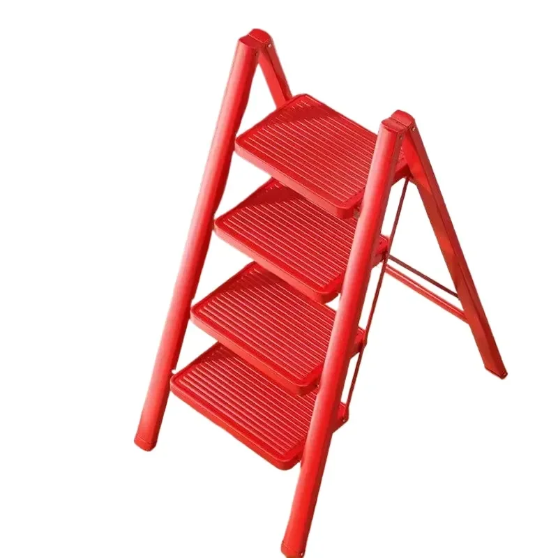 

Multi-purpose Folding Step Ladder for Home Balcony Plant Stand Indoor Height Access A-Frame Ladder for Moving In